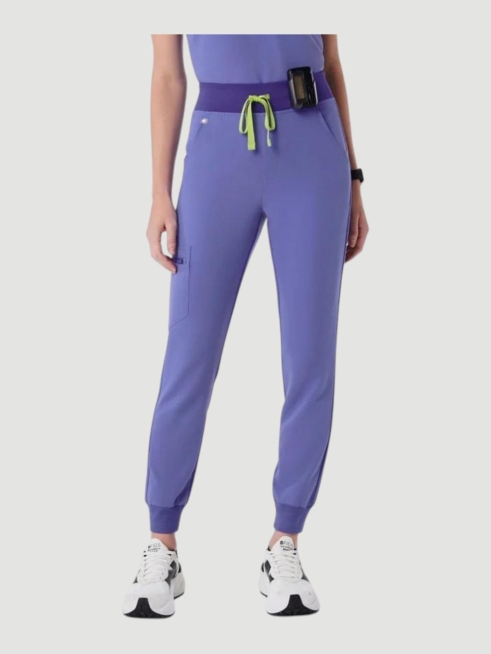 Figs Blueberry High Waisted Zamora Jogger